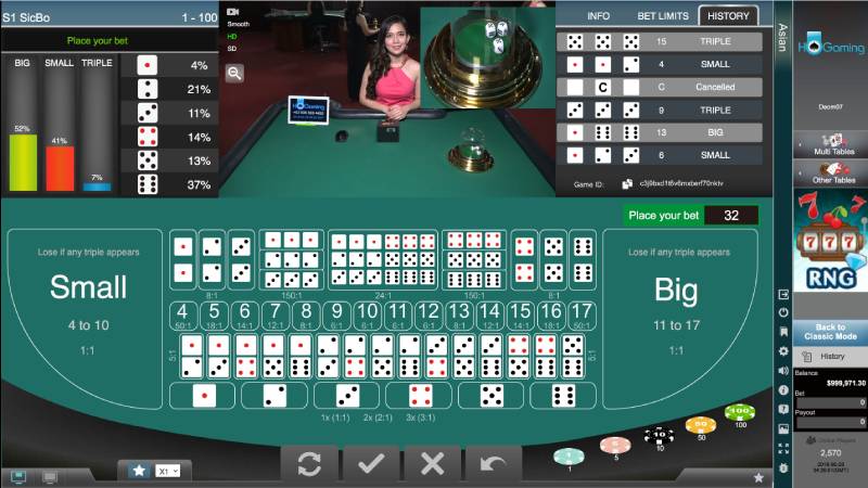 Xác suất khi cược tổng điểm