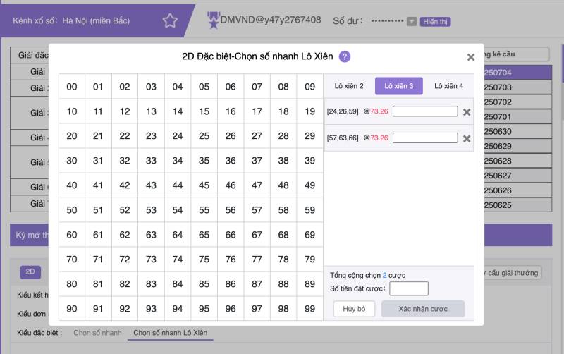 Bí quyết chọn số ghép xiên chuẩn xác
