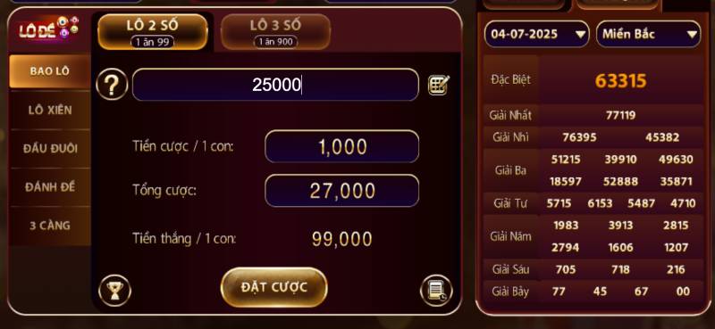 Tỷ lệ trả thưởng hợp lý, không lắt léo